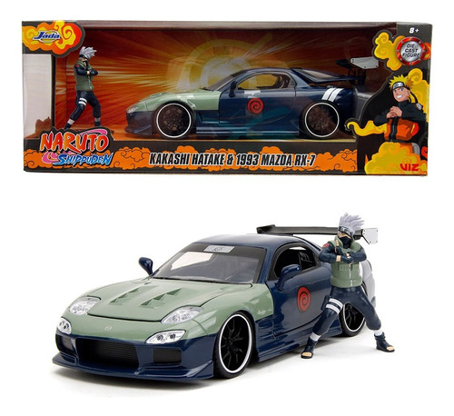 Mazda Rx-7 Naruto Shippuden 1/24 Jada De Kakashi Hatake E 1993