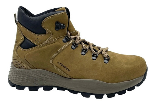 Botas Trekking Hombre Cuero Outdoor Livianas Merrell Imeri