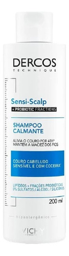 Shampoo Dercos Vichy Sensi-scalp Calmante 200ml