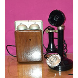 Teléfono Antiguo Candelero Inglés Año 1900.