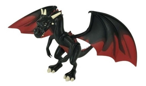 Playmobil 4838 Dragon Negro Con Luz Medievales Caballeros