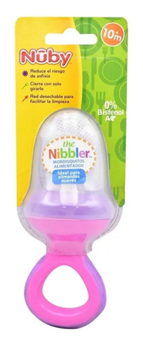 Chupon Para Frutas Mordisquitos Nuby Naranja Azul