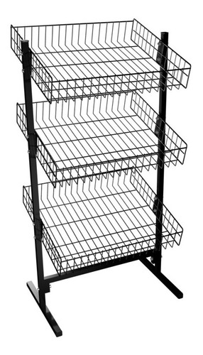 Banca Oferta Tripla Aramada Expositor Loja Cesto Promoção 