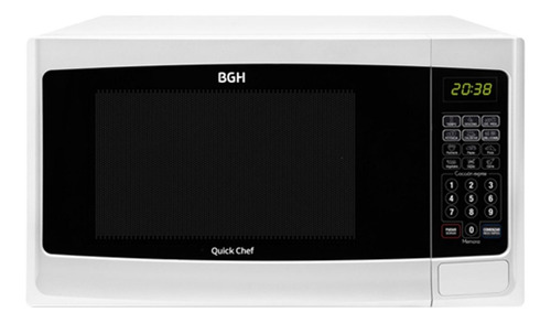 Horno Microondas Bgh 28 Lts B228db9 Dig C/grill Bco Pnh04866