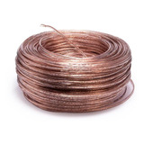 Cable Para Bocina Calibre 22 Cristal Rollo De 100 Mts