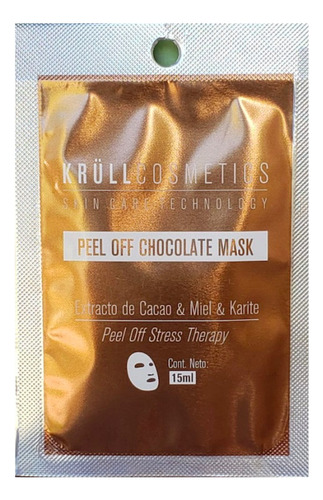 Krull Máscara Peel Off Chocolate, Miel & Karite 15 Ml