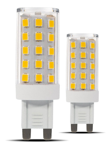 Lampara Led G9 Dimer 5w Vidrio Bipin 220 Calida Fria X2 Und