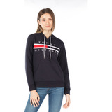 Polerón Hoodie Global Logo Azul Tommy Hilfiger