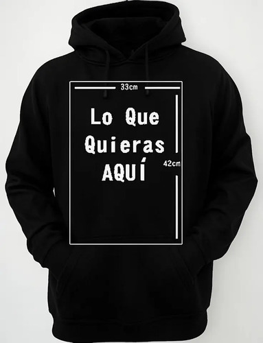Sudadera Personalizada Cualquier Diseño En Serigrafia 1080p