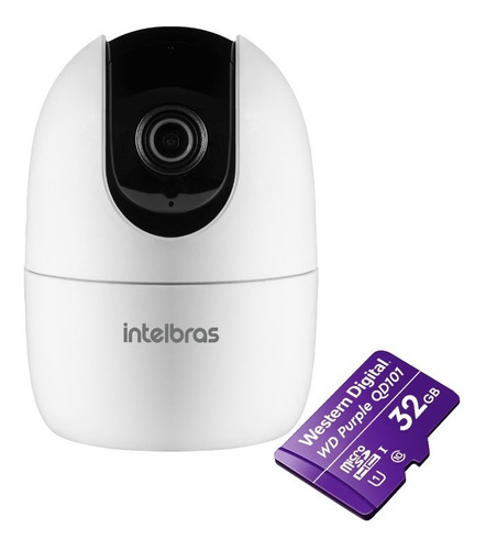 Câmera Inteligente Intelbras Wifi Fullhd 2mp Mibo Im4 C/32gb