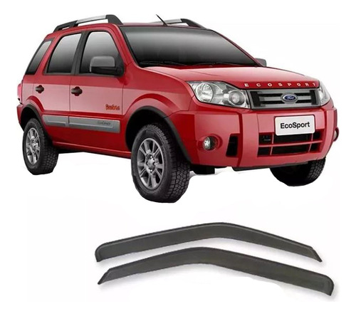 Deflector Ecosport 2003 2012 Ventanilla Adh X2 Oriyinall Del