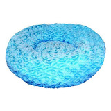 Cama Tipo Donut Estilo Catit, Capullo De Rosa, Azul Talla Xs