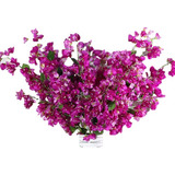 15 Rama Bugambilia Vara Decoración Flores Artificiales 1.2 M