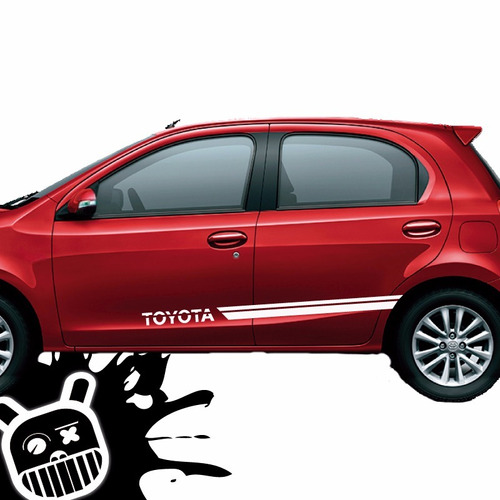 Calco, Ploteo Decorativo Lateral Slash Toyota Etios !