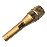 Microfono Dorado Profesional Alambrico Kmi-08  