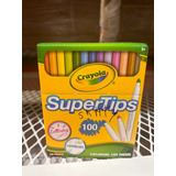 Marcadores Plumones Crayola Super Tips Lavables 100 Colores 