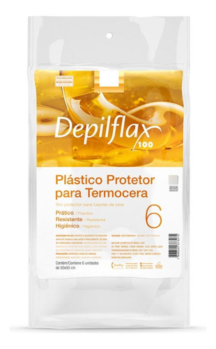 Depilflax Plástico Protetor Para Termocera C/6