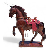 Caballo Figura Decorativo Estatua Arte Artesanal Elegante