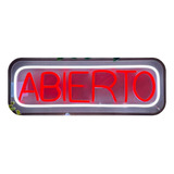 Letreros Led Neon Abierto Decorativo Negocio