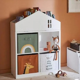 Organizador Nichos Casinha 100% Mdf (quarto Infantil Livros)