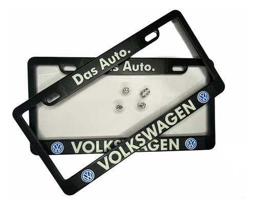 Juego Portaplaca Valvula Gray Vw Volkswagen Jetta Polo Vento