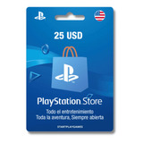 Psn Tarjeta Playstation Network 25 Usd Usa [codigo Digital]