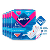 Nosotras Extra Protección Toallitas Femeninas 5 Paquetes