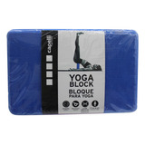 Bloque De Ejercicios De Espuma Yoga Pilates Ejercicio Mnn Color Azul