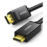 Ugreen Cabo Displayport Macho Para Hdmi Macho 5 Metros