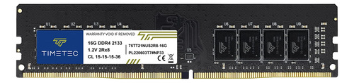 Memoria Ram 16gb Timetec Hynix Ic Ddr4 2133mhz Pc4-17000 Non Ecc Unbuffered 1.2v Cl15 2rx8 Dual Rank 288 Pin Udimm Pc Co