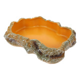 . Plato De Agua Para Reptiles, Accesorio De Tanque De M