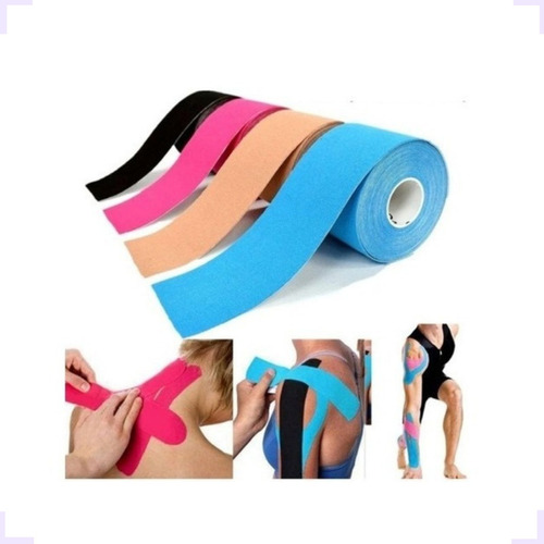 Fita Adesivo Tapping Kinesio Esportes Alivio Dores Muscular