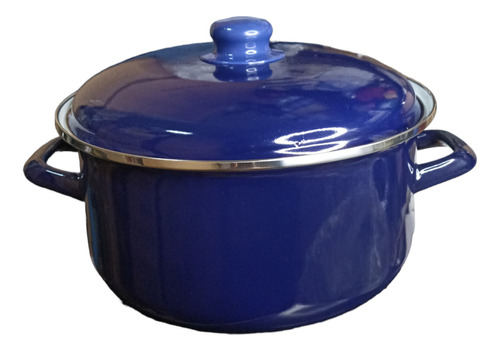 Olla Enlozada 22 Cm 3 Lts Condor Azul Oscuro/s.o.s.cocina