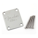 Neck Plate Para Bajo Fender 4-bolt American Series