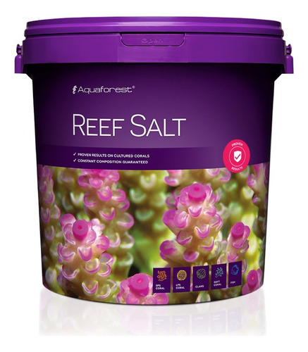 Sal Para Acuario Marino Aquaforest Reef Salt En Balde 22 Kg