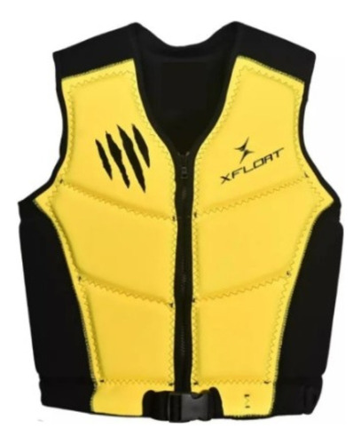 Colete Salva Vidas Neoprene Xfloat Enzo2.0 Homologad Amarelo