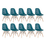 10 Cadeiras Estofada Botão Eames Botonê Capitonê Cores Cor Do Assento Turquesa