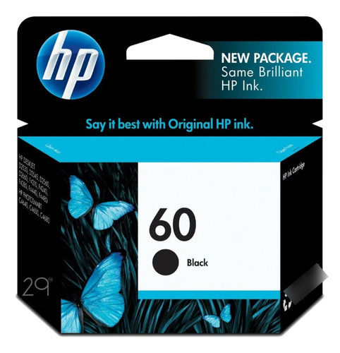 Cartucho Hp 60 Negro Original Para F4224 F4480 Photos D110a 