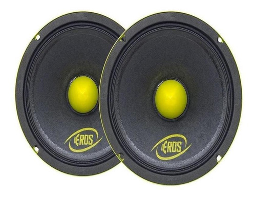 Kit Com 2 Alto Falantes Eros 6mb 400w 6 Polegadas 4 Ohms