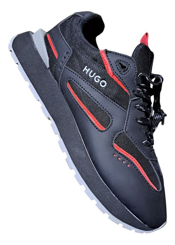 Tenis Hugo Boss De Hombre Talla 6 Mx Premium Rojo/negro Iq6d