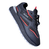 Tenis Hugo Boss De Hombre Talla 6 Mx Premium Rojo/negro Iq6d