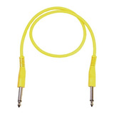 Cable Interpedal Plug Mono 6,5 Recto Inyectado De 30 Cm