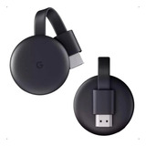 Google Chromecast 3ªger. Full Hd Carvão Original S/embalagem