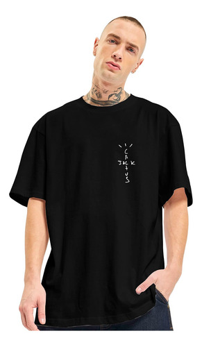 Camiseta Oversized Básica Travis Scott Astroworld Streetwear