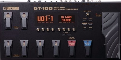 Pedalera Multiefecto Boss Gt100 Para Guitarra Cuota