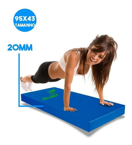 Tapete Colchonete Yoga Pilates Fitness Ginastica 170x60cm