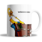 Tasa - Ceramica - Wii -simpson - Moe 