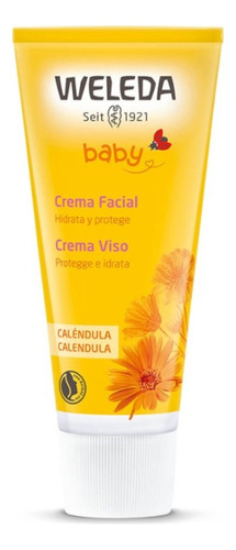 Crema Facial De Caléndula Para Bebé Weleda 50ml