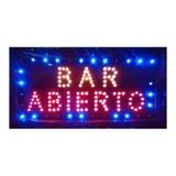 Cartel Led( Bar- Abierto) Cafe, O La Que Quieras Oferta X 10