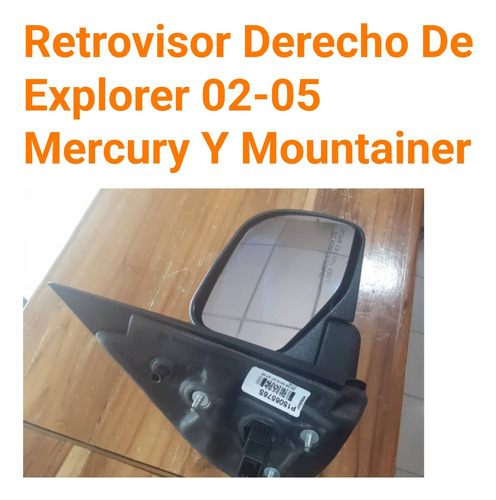 Retrovisor Elctrico Derecho Explorer 2002 2005 Original  Foto 3